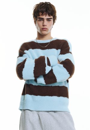 STWD STRIPED - Pullover - light blue