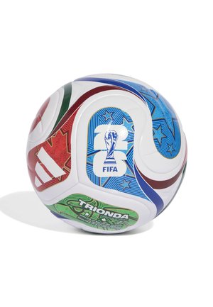 WORLD CUP 26 TRIONDA LEAGUE JUNIOR 350 - Balón de fútbol - white team royal blue solar blue power red