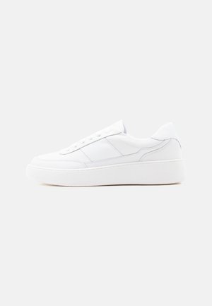 LEATHER - Sneakers low - white
