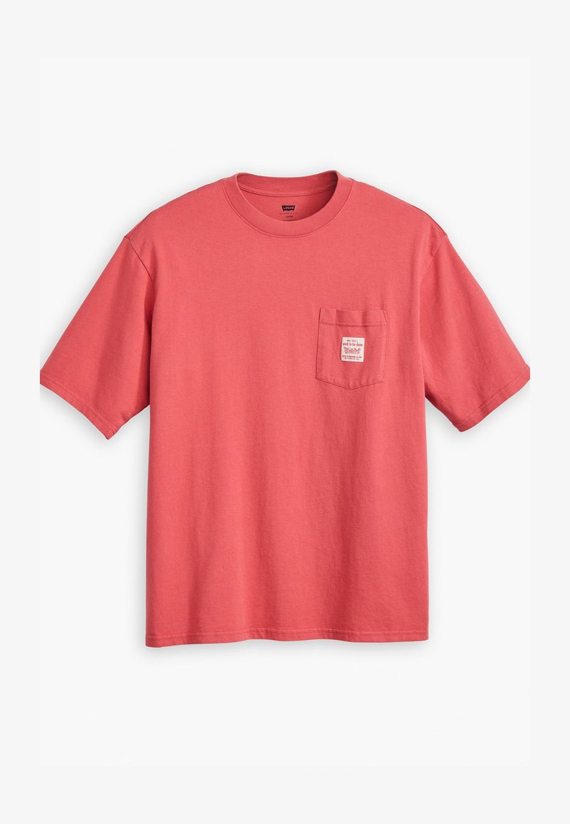 Levi's® Workwear WORKWEAR TEE - Lihtne T-särk - mineral red
