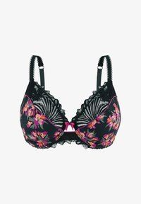 Sélectionné, bouquets noir rose