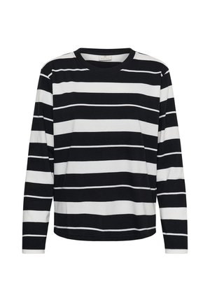 Kaffe, KAWINNY LONG SLEEVE - Longsleeve - black chalk stripe