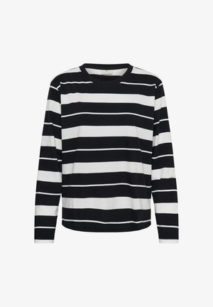 Kaffe, KAWINNY LONG SLEEVE - Longsleeve - black chalk stripe