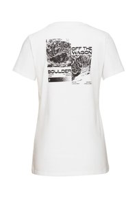 Mammut MASSONE WAGON  - T-shirt med print - white