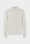JJCOLE ZIP CARDIGAN - Cardigan - beige