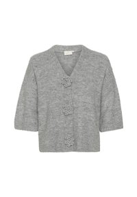 KAROSIE - Strickjacke - grey melange