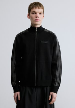 TRACK JACKET - Chaqueta de punto - black