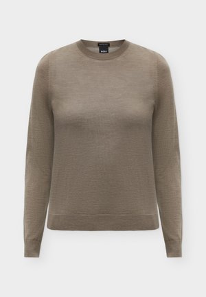 BOSS, FERPINA - Strickpullover - brown overflow