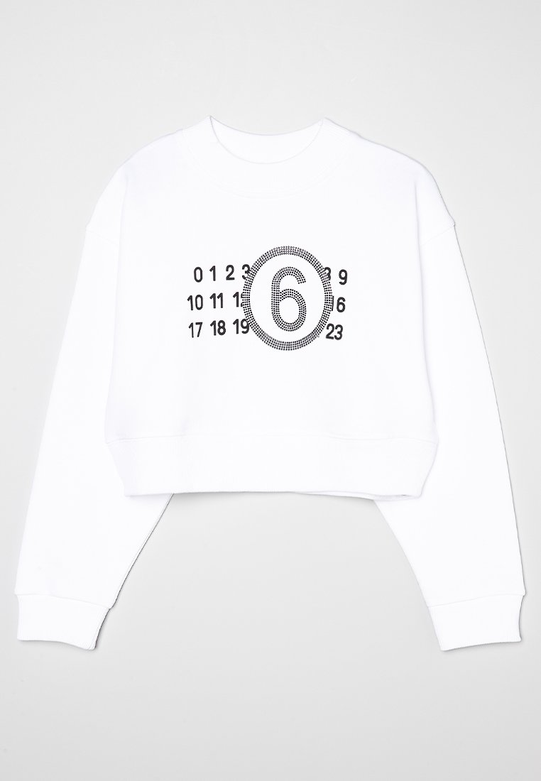 MM6 Maison Margiela Sweater wit MM6 Maison Margiela Sweater wit
