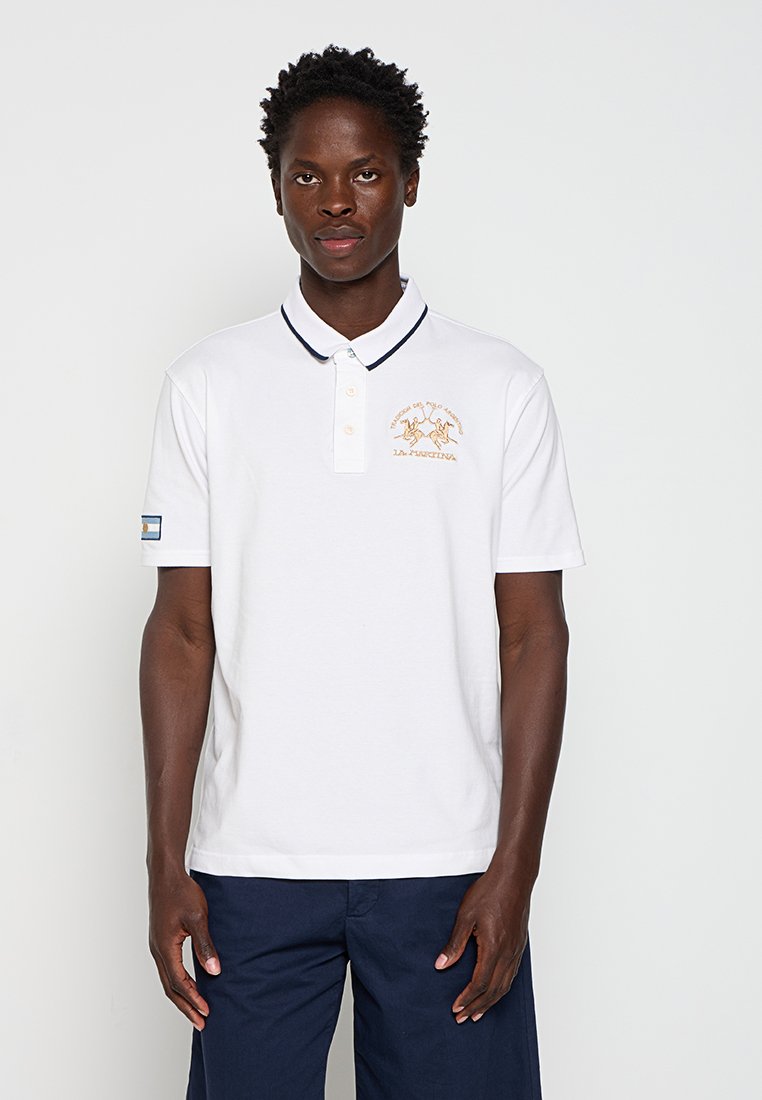 LA MARTINA Poloshirt wit LA MARTINA Poloshirt wit