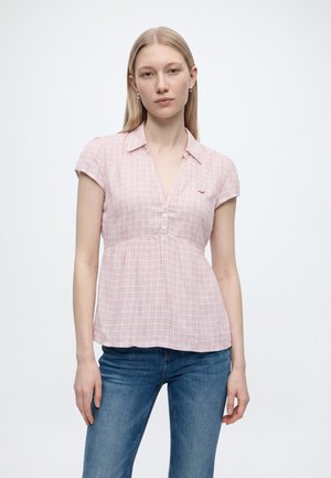 Hollister Co. ICON BABYDOLL SHIRTING - Bluse - light pink