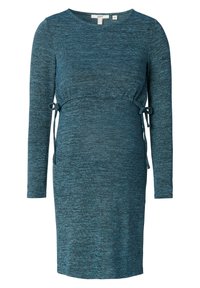 Vestido de malha - teal blue