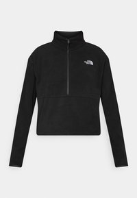GLACIER 1/2 ZIP SHORT - Flīsa džemperis - black