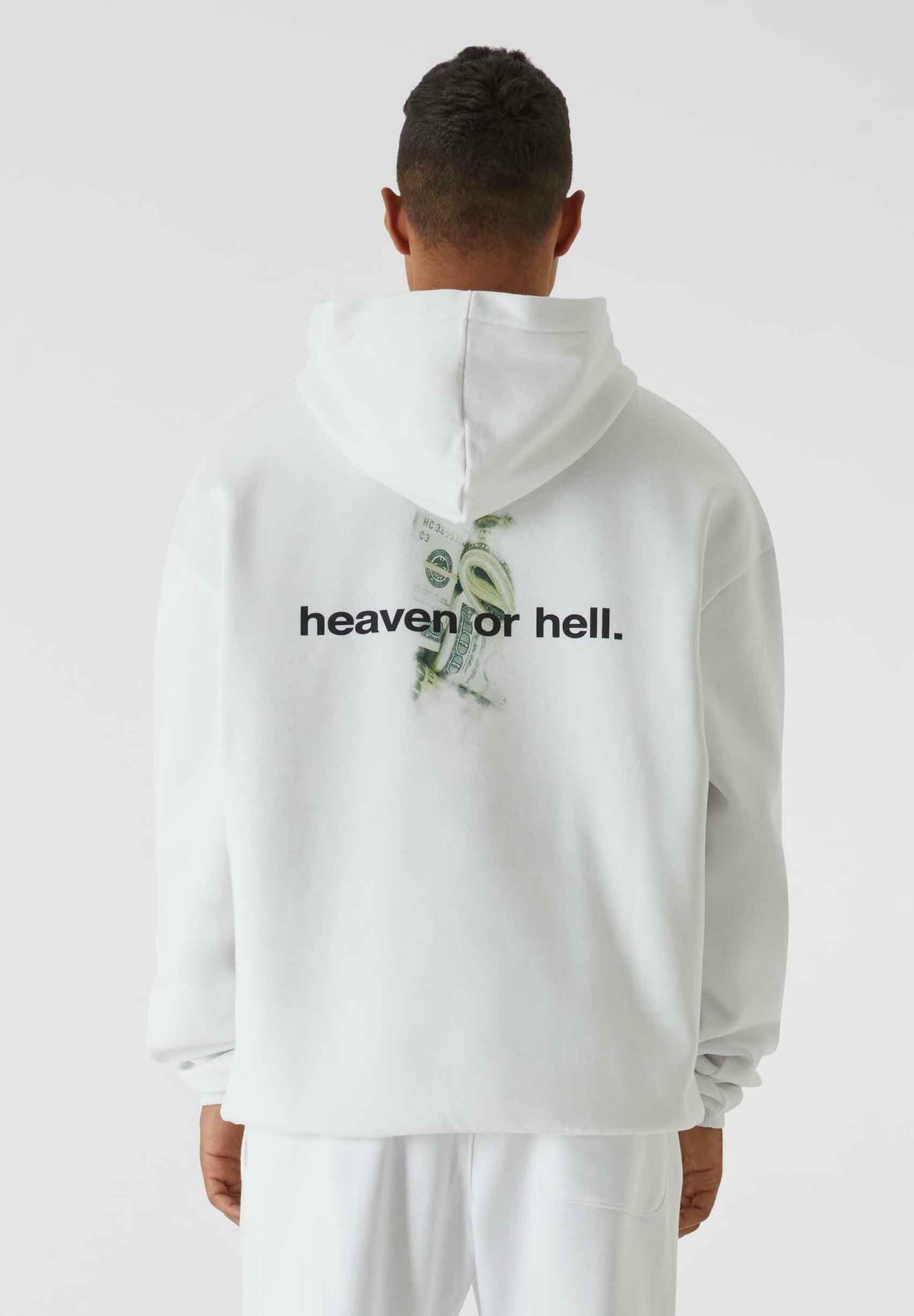 9N1M SENSE HEAVEN OR HELL - Kapuzenpullover - white/weiß - Zalando