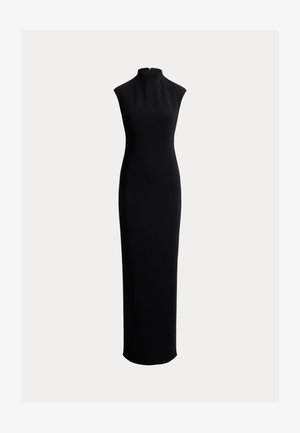 Lauren Ralph Lauren, STRETCH CADY MOCKNECK GOWN - Maxi ruha - black