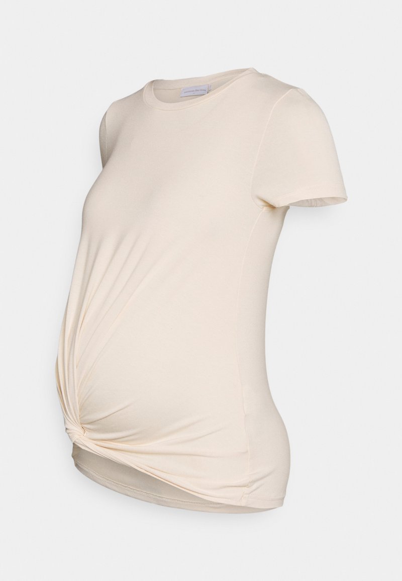 MAMALICIOUS MLMACY - T-shirt estampada - whitecap gray