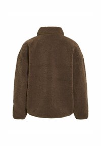 VILA GEKNÖPFTE TEDDY - Jakna iz flisa - fossil