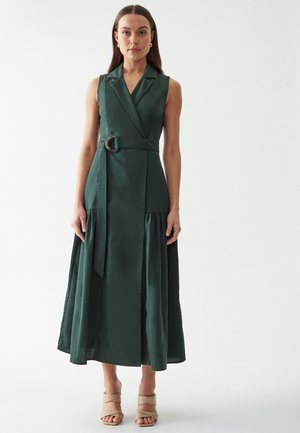 QUIN TIERED - Dnevna obleka - emerald
