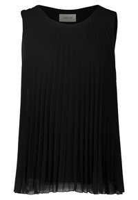 Cartoon MIT PLISSEE - Blus - schwarz