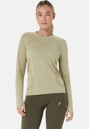 ROAD SEAMLESS  - Camiseta de manga larga - khaki cream