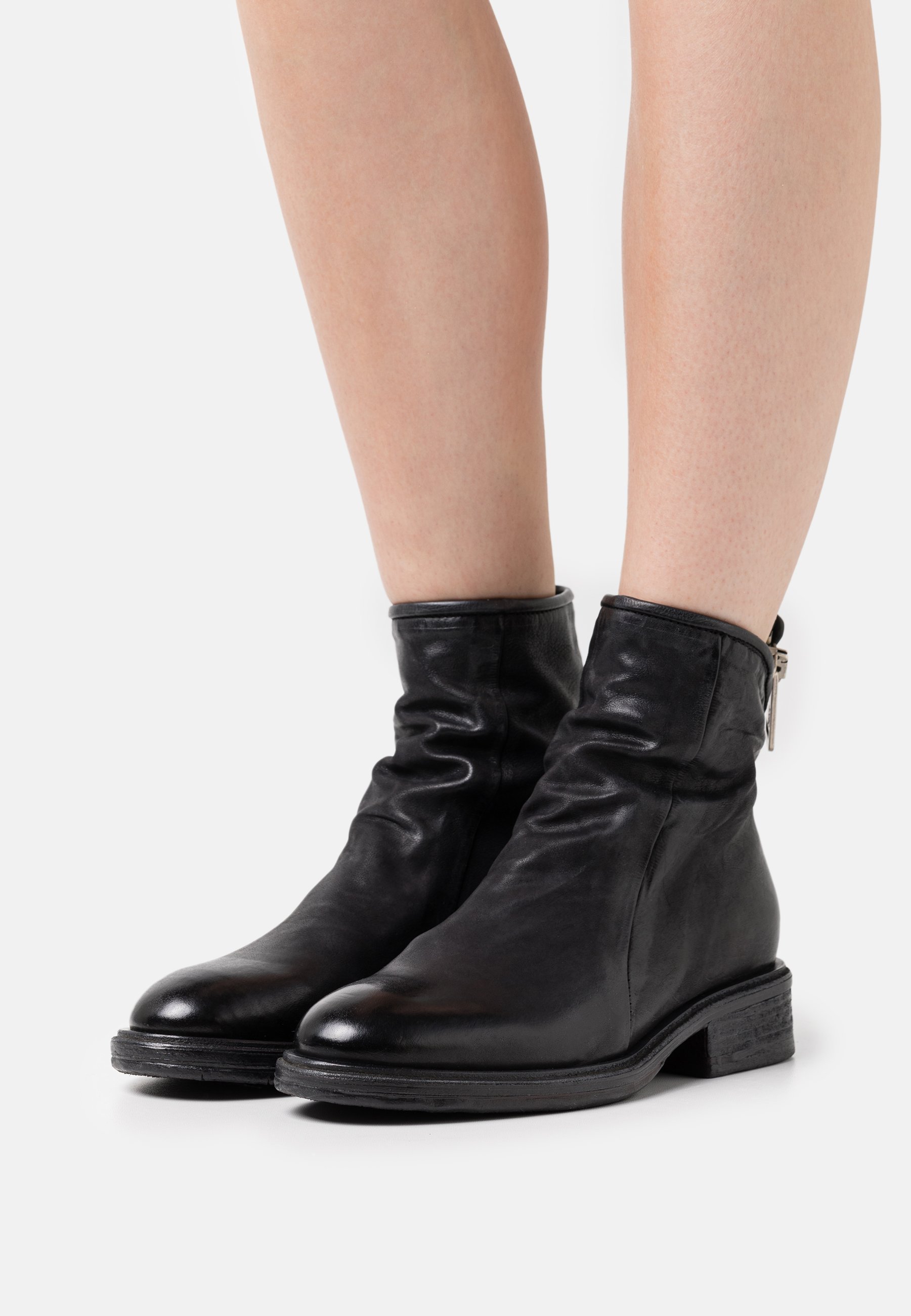 A.S.98 Korte laarzen - nero/zwart - Zalando.nl