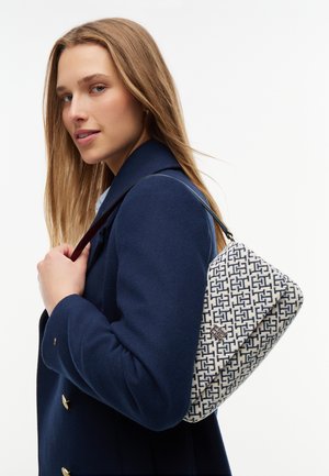 Tommy Hilfiger, TH MONOGRAM JACQUARD CONVERTIBLE CROSSBODY BAG - Дамска чанта - blue/off-white