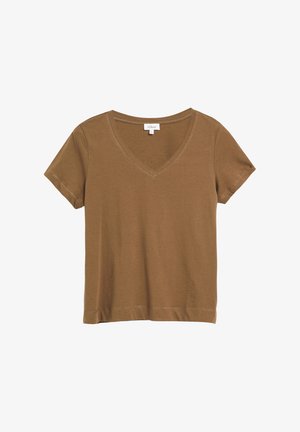 s.Oliver, T-SHIRT - T-Shirt basic - dunkelbraun