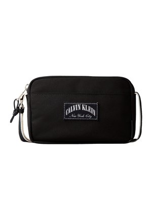 CAPSULE - Keresztpántos táska - black