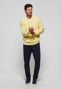 Polo Club V NECK RIGBY - Stickad tröja - light yellow