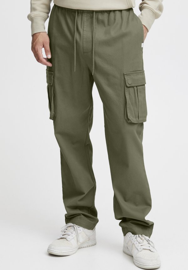 SDGINT STRAIGHT FIT - Cargo trousers - dusty olive