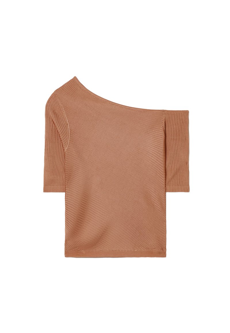 Stefanel T-shirt basic beige Stefanel T-shirt basic beige