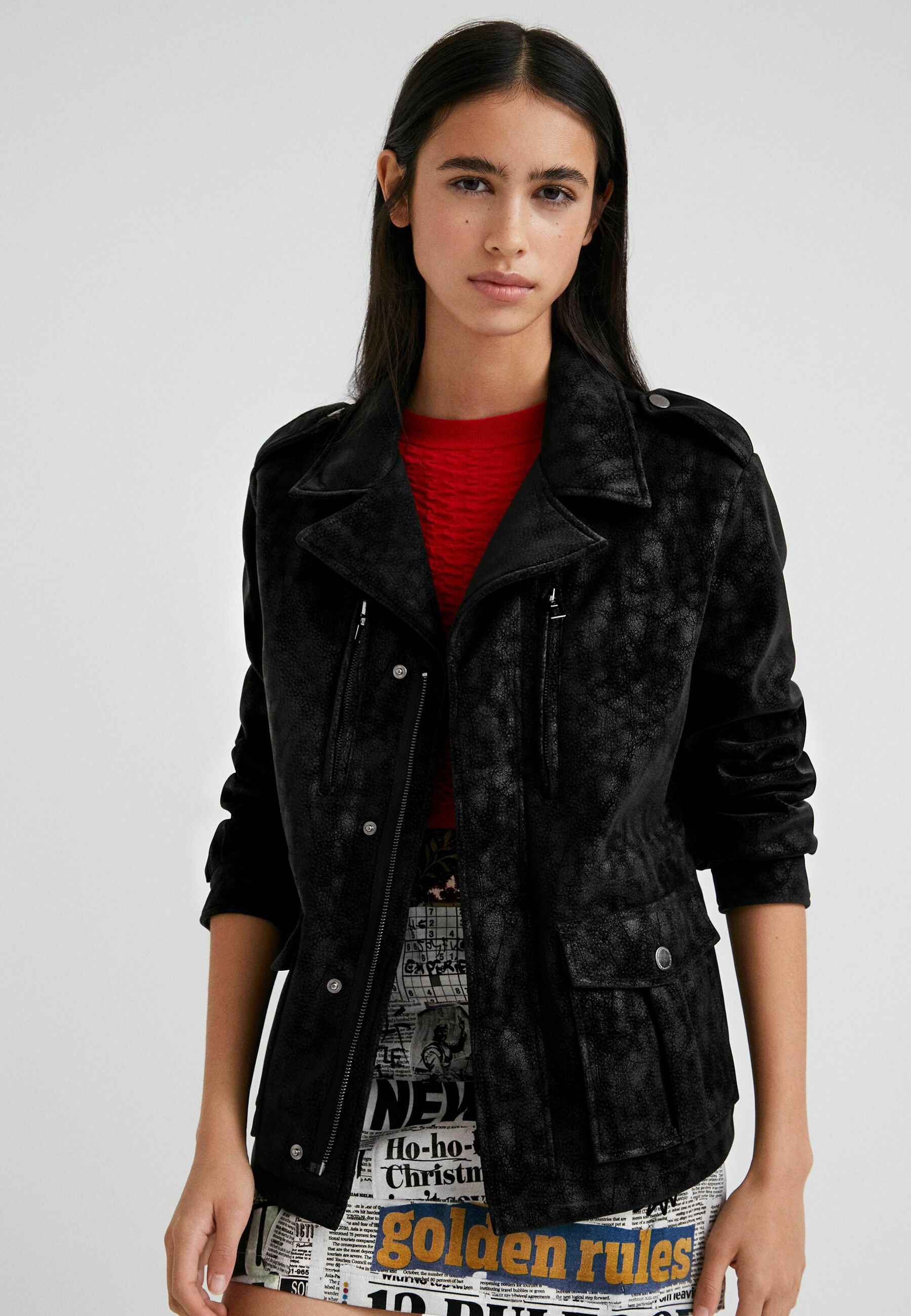 Chaqueta DESIGUAL Utah Motera Con Mandalas 20SWEW142000