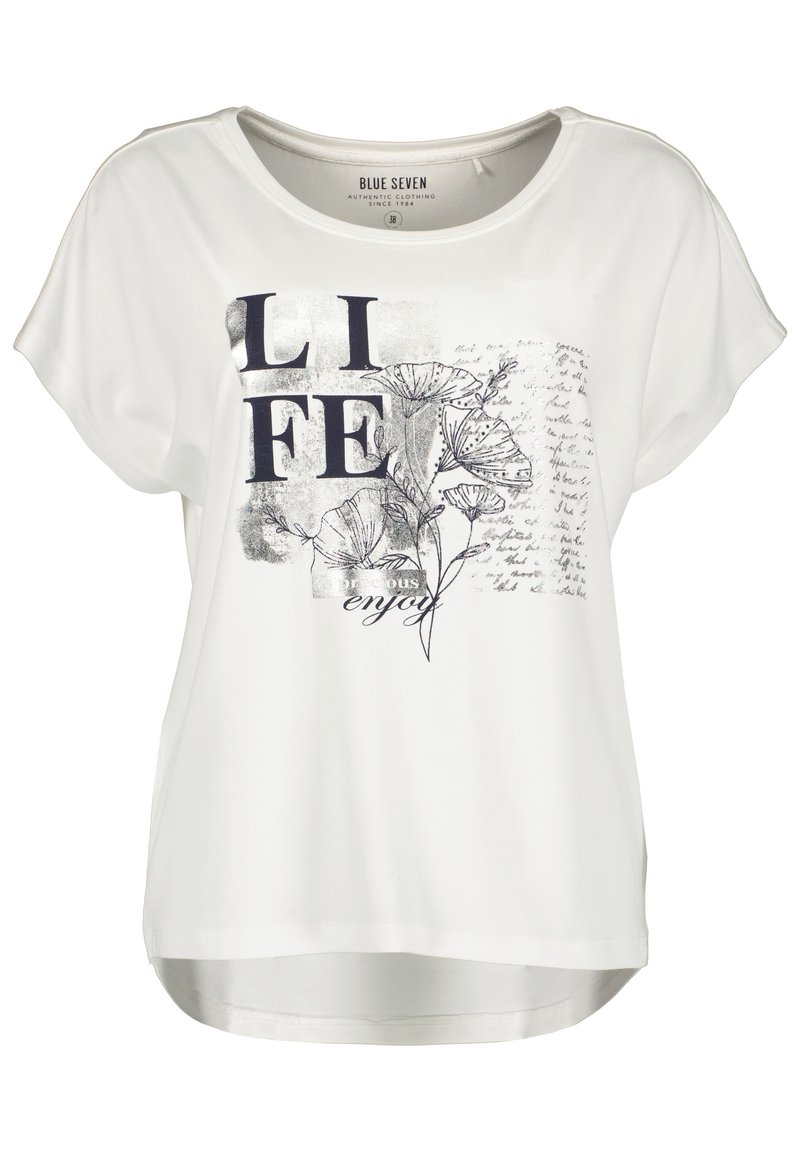 BLUE SEVEN T-shirt print wit