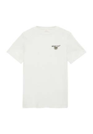 MIT STICK-DETAIL - T-shirt print - weiß