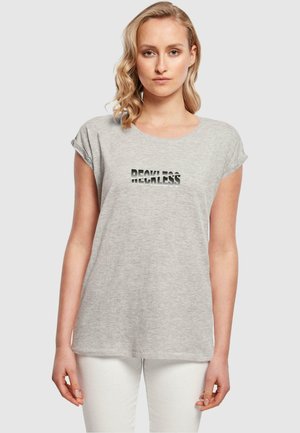 Merchcode RECKLESS - T-shirts med print - heather grey
