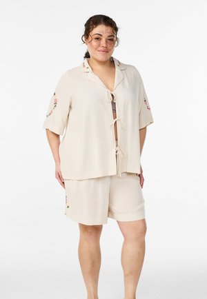 LOCKERE  AUS MIT HOHER TAILLE - Šortky - sandshell