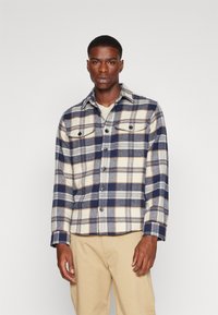 Selected Homme SLHLOOSEPABLO OVERSHIRT - Krekls - sky captain/navy