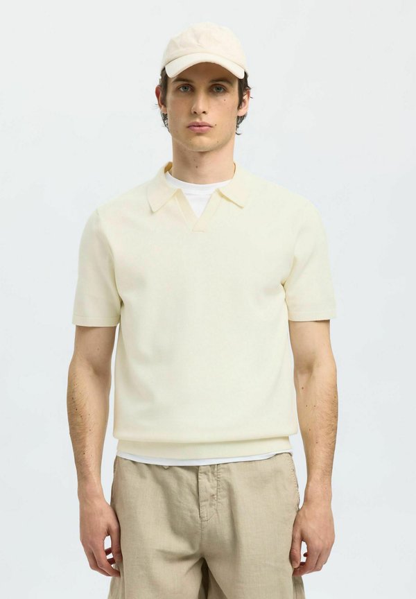 SLHTELLER - Poloshirt - egret