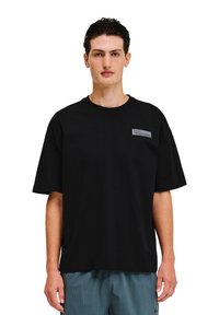 HALO GRAPHIC BOXY - T-shirt med print - black griffin griffin