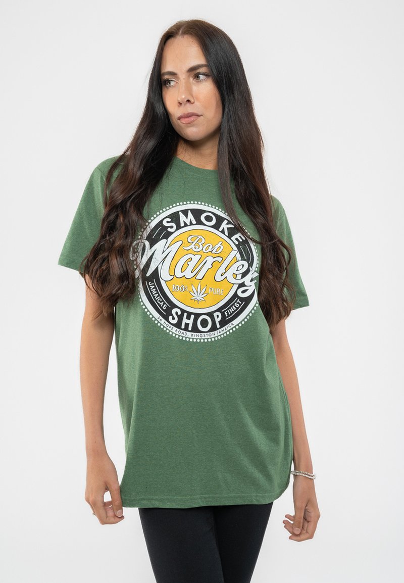 Paradiso Clothing BOB MARLEY JAMAICA S FINEST - Print T-shirt - green