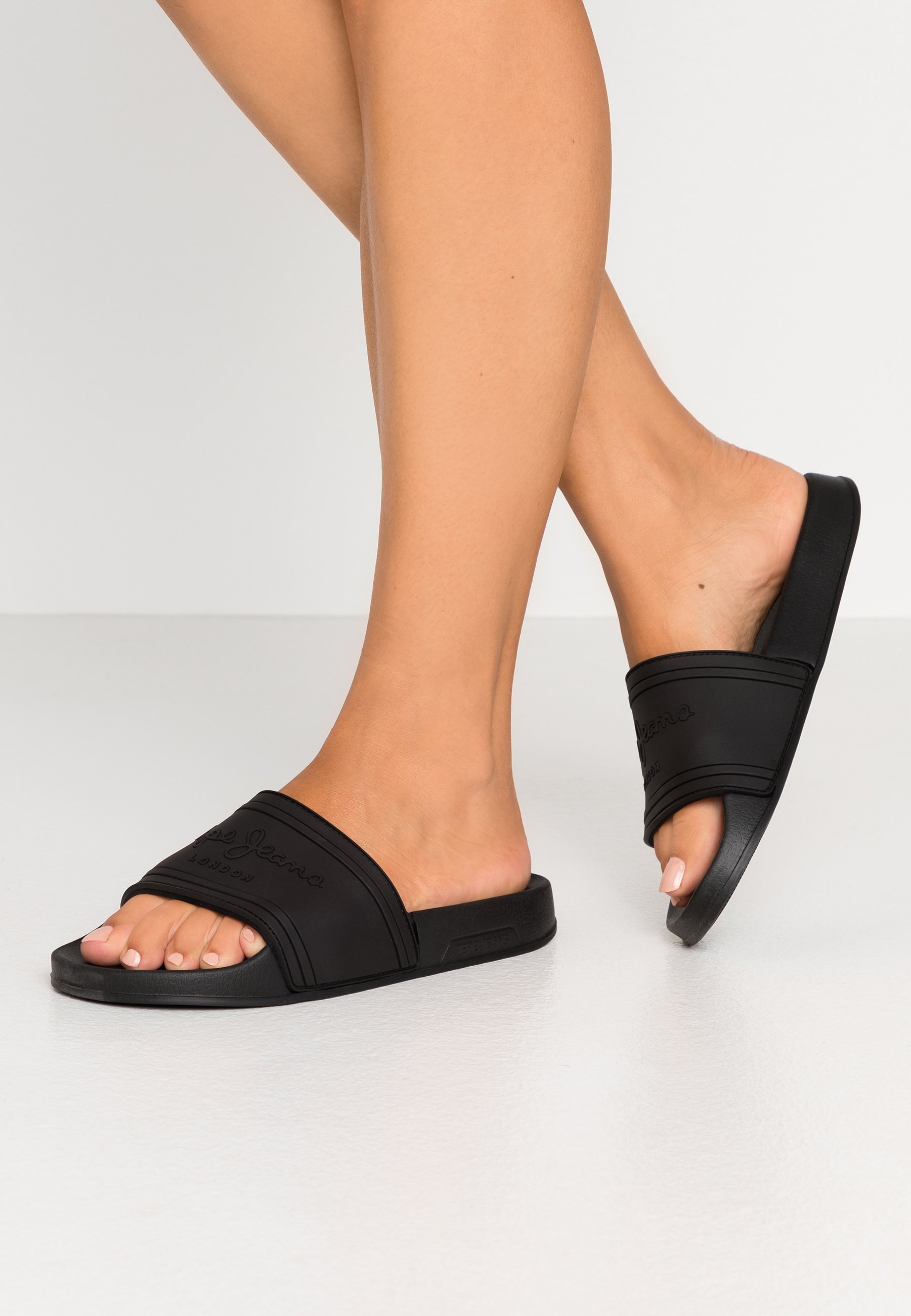 Chanclas Pepe Jeans Slider Sport Negras para Mujer