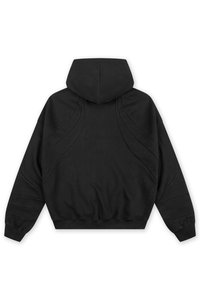 FAVELA CUTLINE FRONTZIP UNISEX - Mikina so zipsom - black