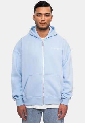 OVERSIZE  - Sweat zippé - baby blue