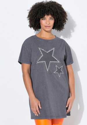 BOXY FIT STERNE  - Print T-shirt - charcoal gray