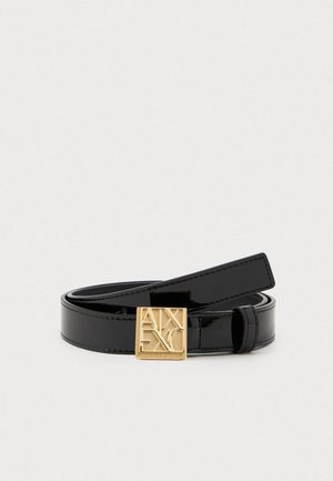 PLATE BELT - Cintura - black