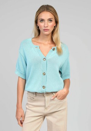 AN'GE, LEVIORA - Gilet - turquoise