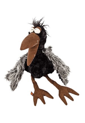 JULY JEWELS KIKERIKI KOLLEKTION - Kuscheltier - schwarz braun grau