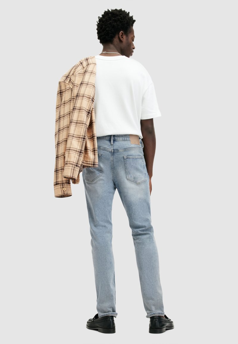 cigarette jeans for men AllSaints CIGARETTE - Jeans Skinny Fit - indigo blue/light-blue denim