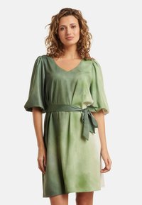 Smashed Lemon Freizeitkleid - off white light green