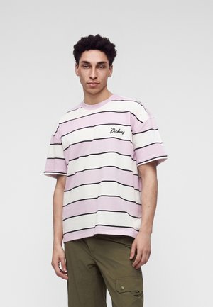 Dickies, STRIPE TEE - Тениска с щампа - ecru